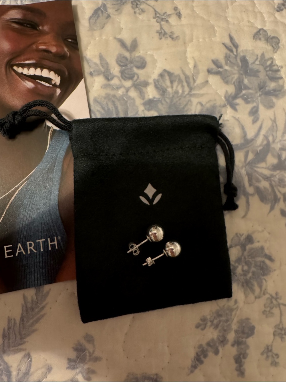 Brilliant Earth Silver Ball Studs